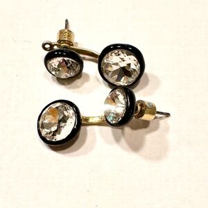 Roxanne Assoulin “Back in Black” float earrings.